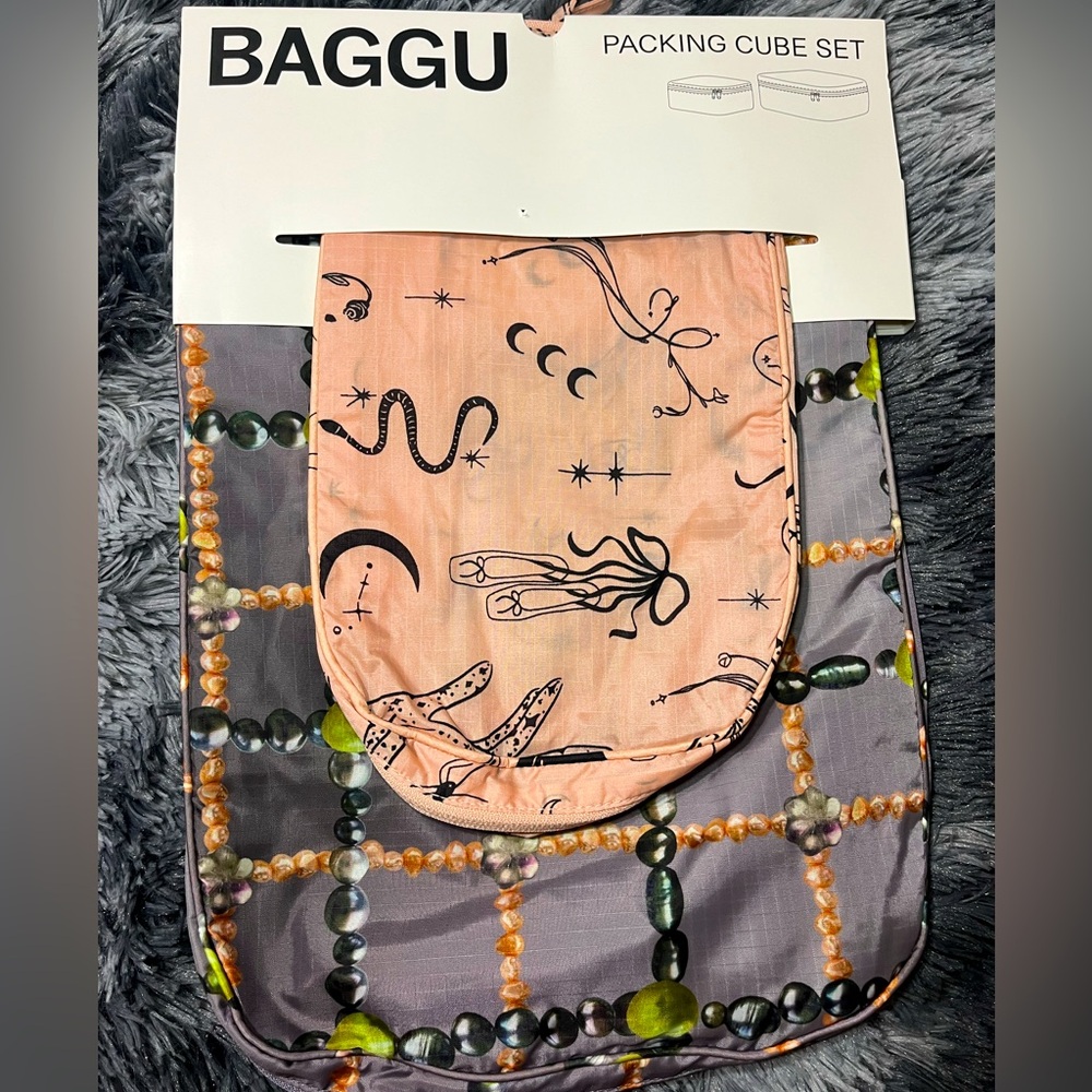 BAGGU Ballet Icons Packing Cube Bag Set NEW
